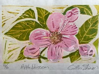 Image 4 of Apple Blossom - Woodcut Print