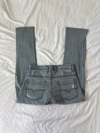 Image 2 of 00S Diesel low gray jeans // 38