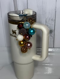 Image 9 of Western Cowprint Tumbler Accessories Set for Stanley with Bow, Bracelet, Bauble & Boot