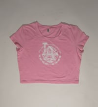 Para El Mundo Pink Cropped Baby T