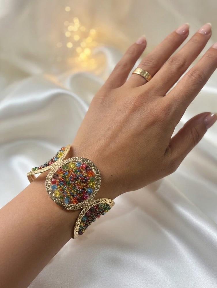 Image of Rainbow Colombiano cuff