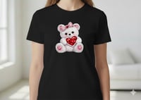 San Valentín T-shirt Bear Diamond Girl