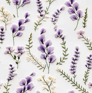 Image of Purple Floral Layer 
