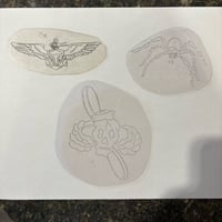 Image 1 of Doc Webb acetate stencils lot 2