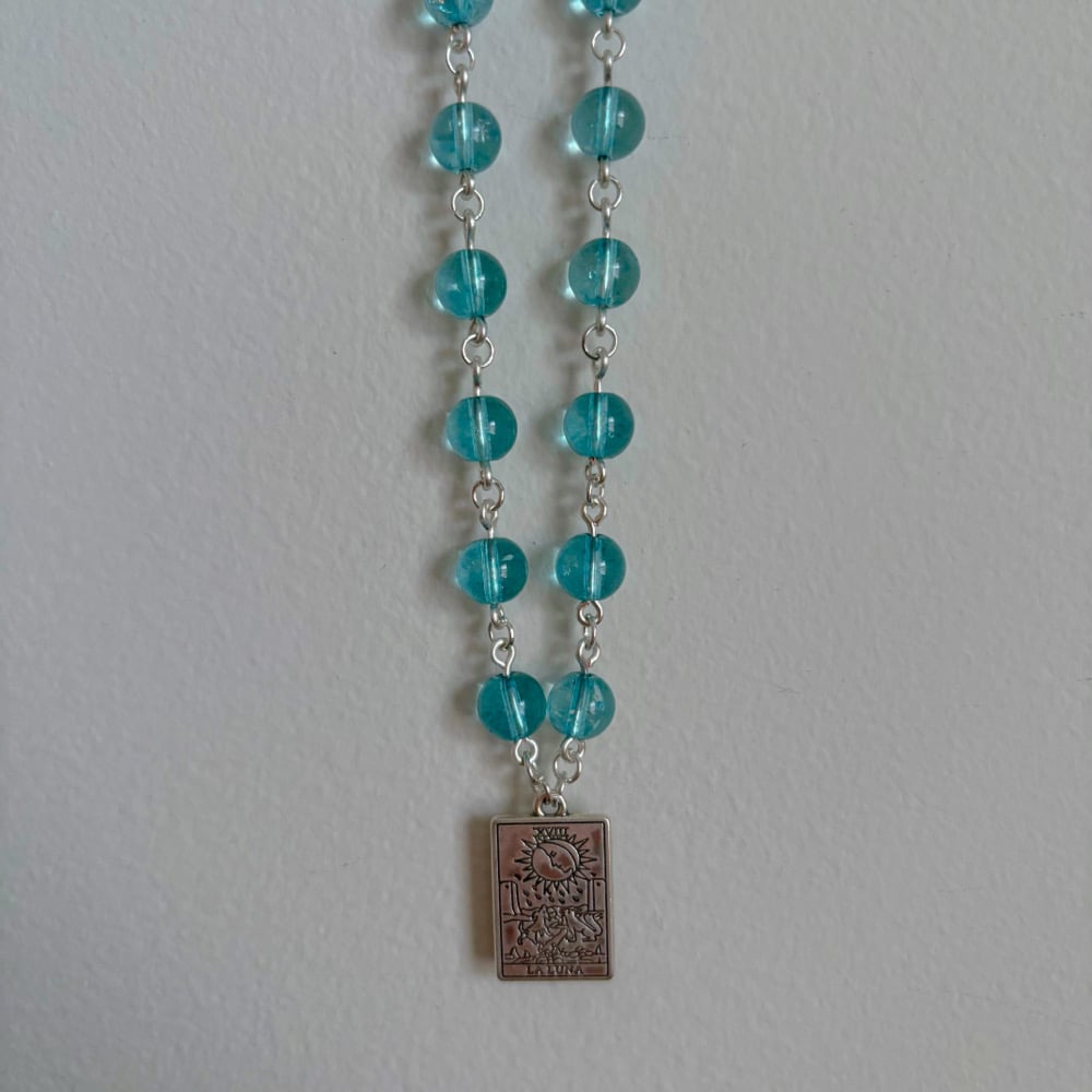 Image of tarot card necklaces