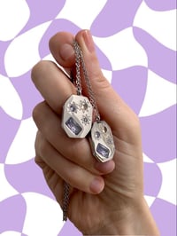 Image 1 of GEO MULTI GEM NECKLACE