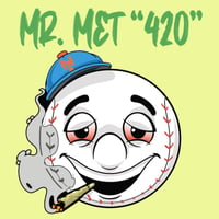 Image 1 of Mr. Met “420” Pin