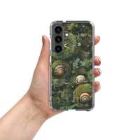 Image 1 of Flora and Fauna Goblincore Grunge Snails and Moss Clear Case for Samsung®