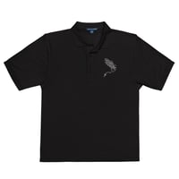 Image 1 of let us pray Men's Premium Polo