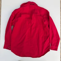 Image 3 of ANGEL RED BUTTON UP GAP SHIRT (M)