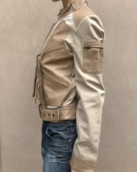 Image 3 of BEIGE LEATHER JACKET