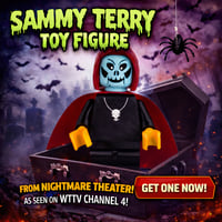Image 1 of Sammy Terry Nightmare Theater Big Brick Toy Figure WTTV CHANNEL 4