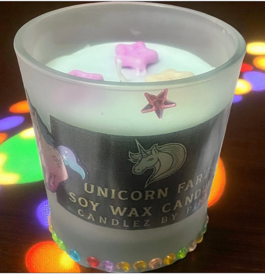 Image of Unicorn Farts medium jar candle
