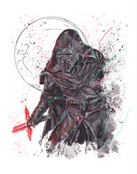 Kylo Ren 11x14 Signed Art Print