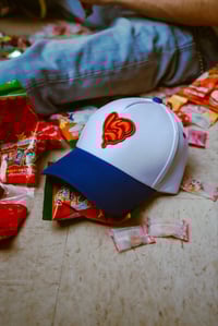 Image 3 of Blue - White LS Heart SnapBack 