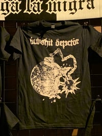 Wrecking Ball Discharge White on Black