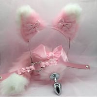 Pink Kitten 💕🐈‍⬛ petplay set 