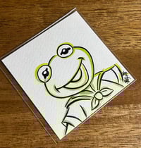 3x3 Paint Sketch - Kermit.