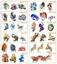 Image 3 of Patreon Stickers 2021/2022/2023
