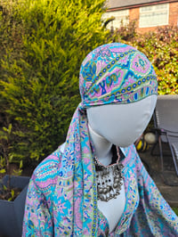 Image 4 of Pefkos co ord sarong set 70s mix with tassles