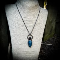 Image 4 of Aquamarine & Smokey Quartz Teardrop