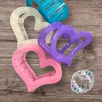 Image 1 of Heart Jelly clips 