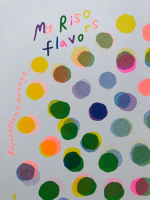 My Riso Flavors ~ 11x14 Risograph print