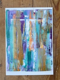 Image 1 of Postkarte "Doing it for the feeling"