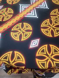 Image 3 of Cameroon traditional round table cloth  120 "