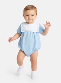 Boys blue romper 