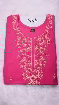 Image 4 of KSV8108-1 Pc Soft Rayon Slub Kurthi