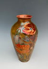 “Small poppy” flambé lustre vase