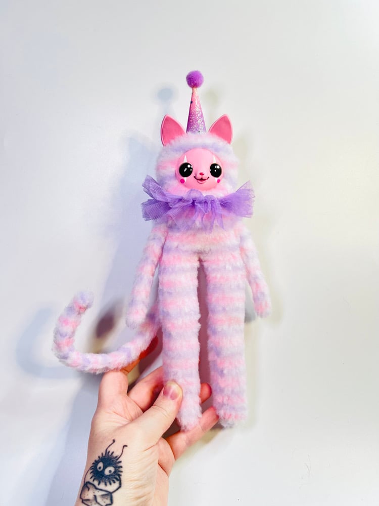 Clown Cat (pink/purple) Image 2