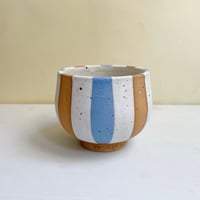Image 2 of PREORDER//Circus Cup -medium / Babyblue & Cinnamon