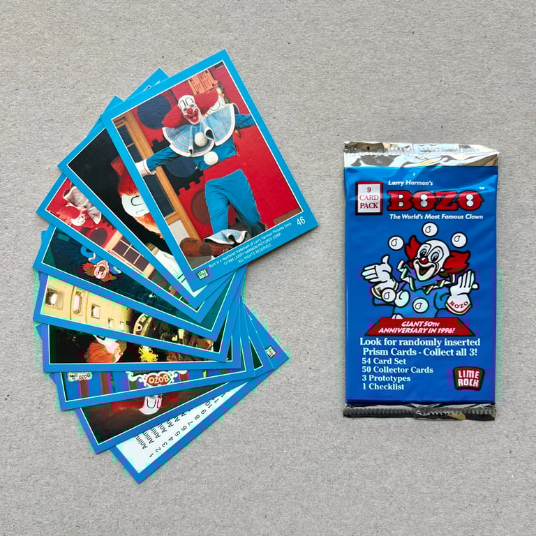 ROYAL FAMILY 1993 / BOZO THE CLOWN 1994 TRADING CARDS Image 4