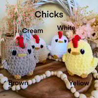 Image 4 of Crochet chicks & forest spirits