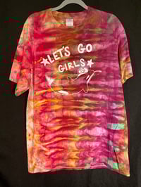 Image 1 of LARGE Lets Go Girls Orca Tie Dye Shirt 2