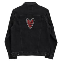 Image 2 of CROSSFACE PRO Black Unisex denim jacket