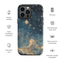 Image 18 of Celestial Night Sky Stars and Clouds Painting Tough Case for iPhone®