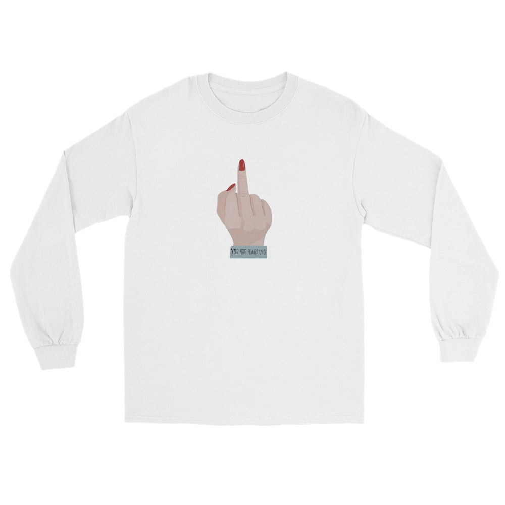 Image of YOU ARE AMAZING LONG SLEEVE SHIRT