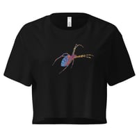 Image 7 of Crop top - Spider Rainbow Glow
