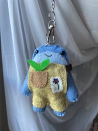 Image 3 of Gem the Gardening Whale Shark keychain