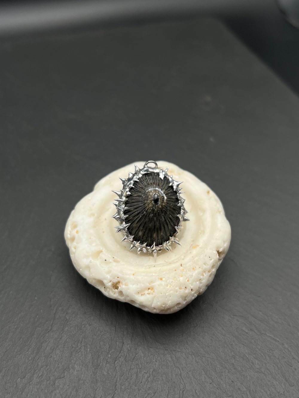 Spiked Double Opihi Pendant 