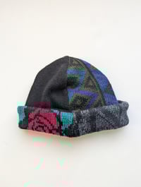 Image 1 of Upcycled Reversible Beanie Kenzo x Rose