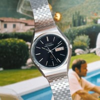 Image 2 of Seiko King Quartz - Blue dial