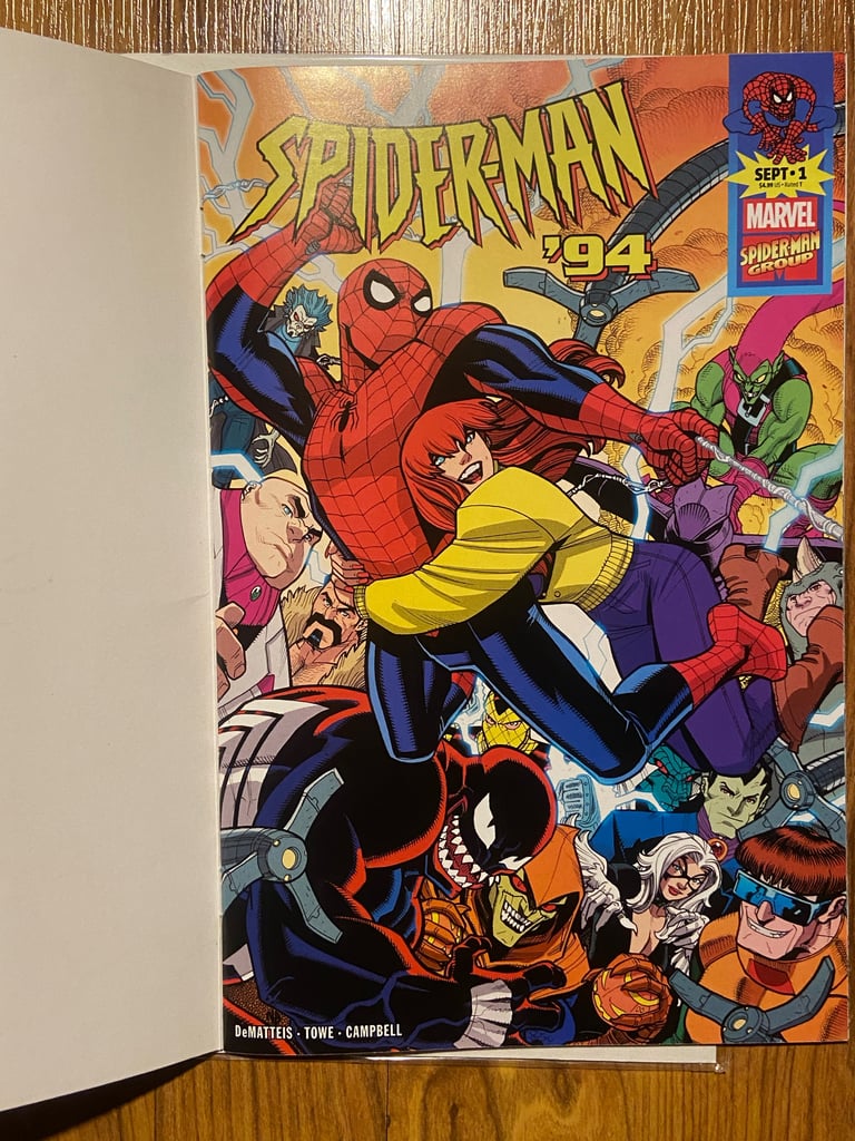 CAM COLLINS Variant Cover | SPIDER-MAN '94 #1 BLANK COVER VARIANT Image 3