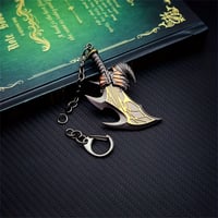 Image 8 of Gaming Weapon Keychain For Men, Metal Mens Ax Hammer Weapons Keychain Pendant, Christmas Gifts For G
