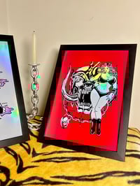 Image 5 of Framed Holographic Print - Motörbabe