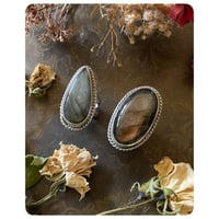 Image 1 of Sterling Silver Labradorite Rings