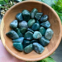 Moss Agate Tumble